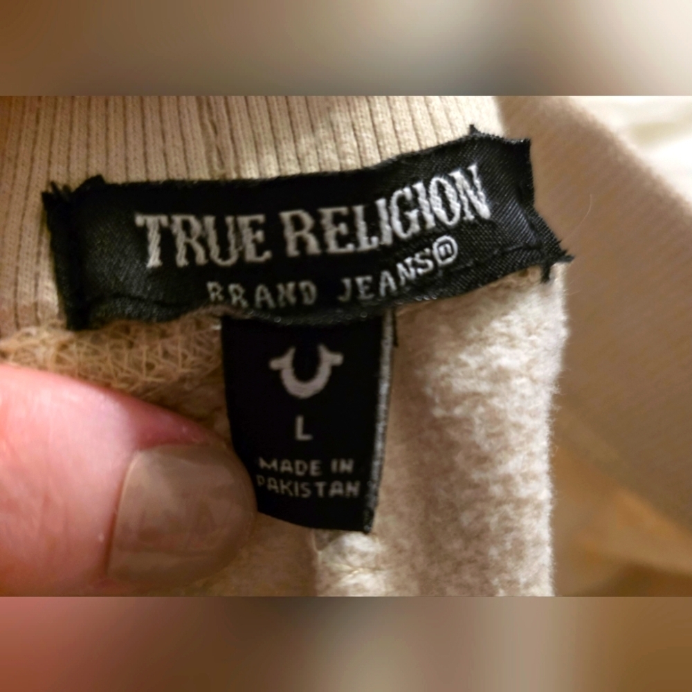 True Religion Joggers - size large- used condition (no holes or stains) 🧲 - Picture 3 of 4